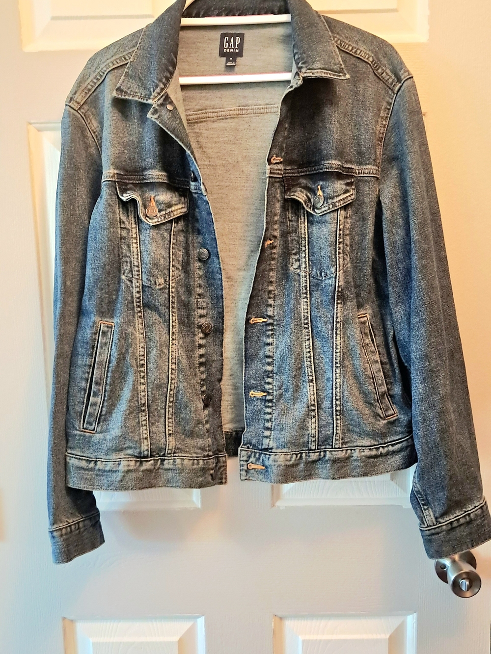 GAP Blue Classic Denim Trucker Jacket